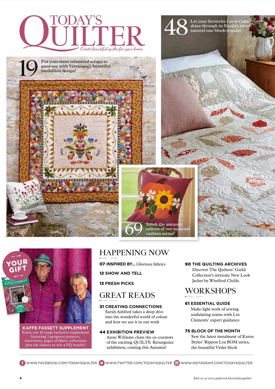 Today’s Quilter Preview Pages