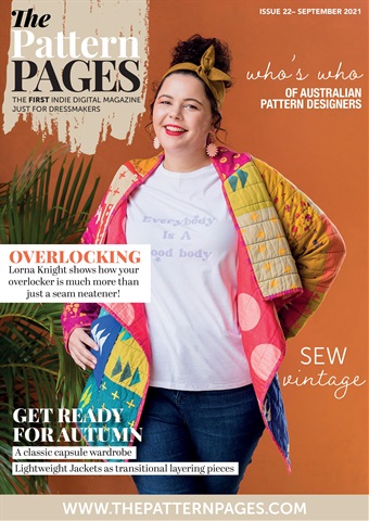 The Pattern Pages Sewing Magazine issue ISSUE 22