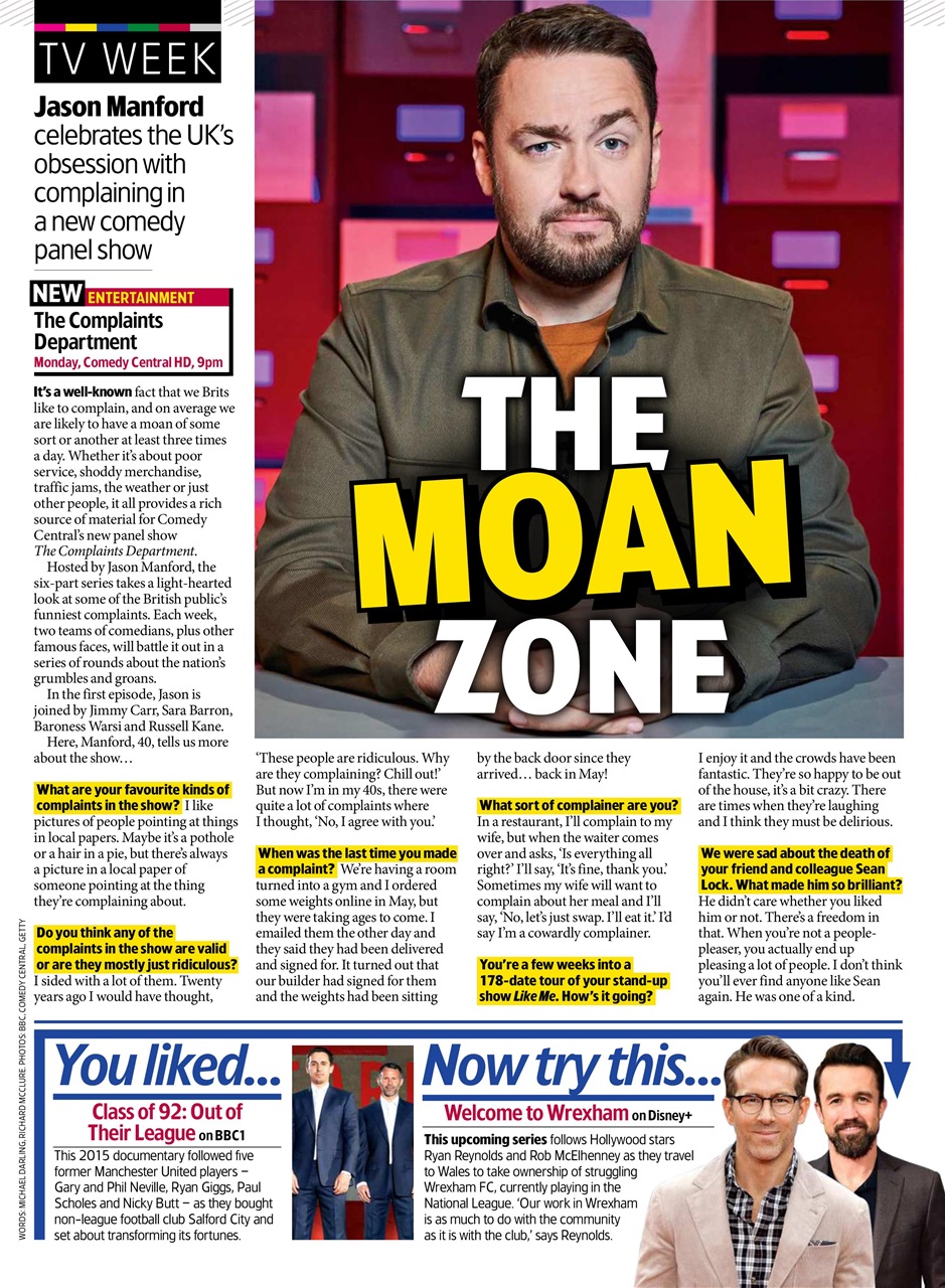 TV & Satellite Week Preview Pages