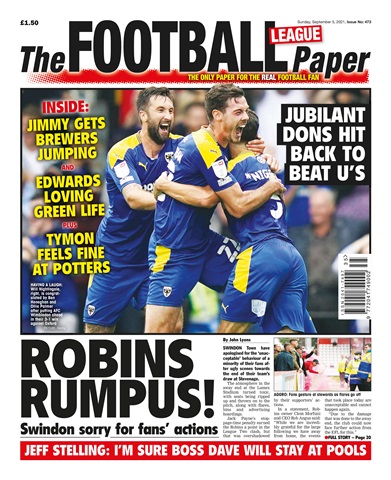 The Football League Paper issue 5 Sep 2021
