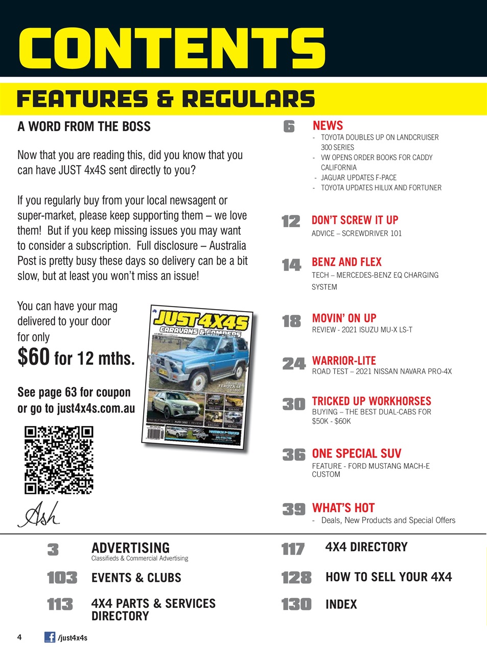 JUST 4X4S Preview Pages