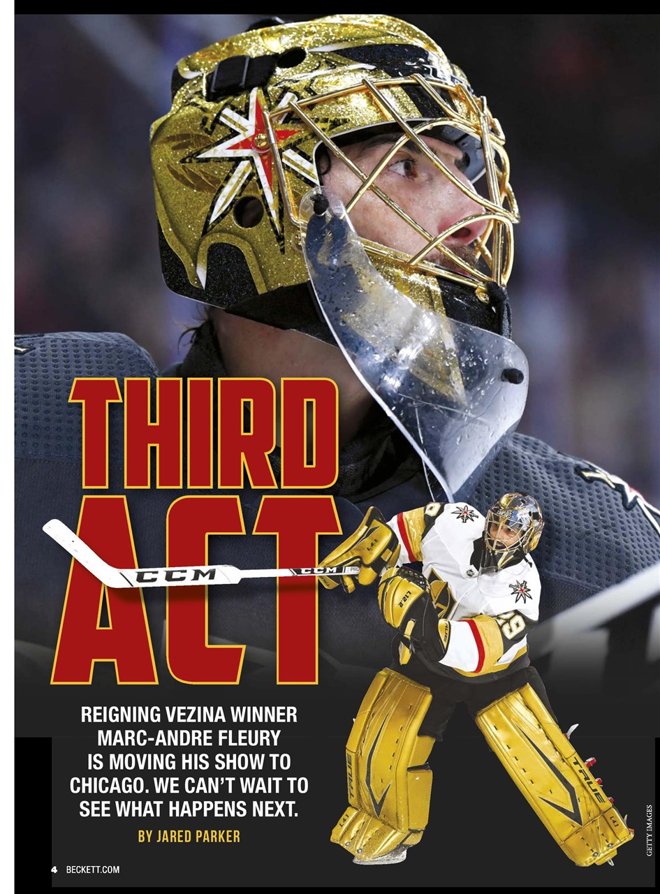 Beckett Hockey Magazine Preview Pages