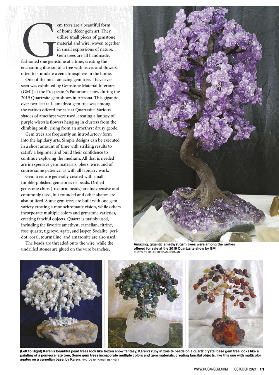 Rock&Gem Magazine Preview Pages