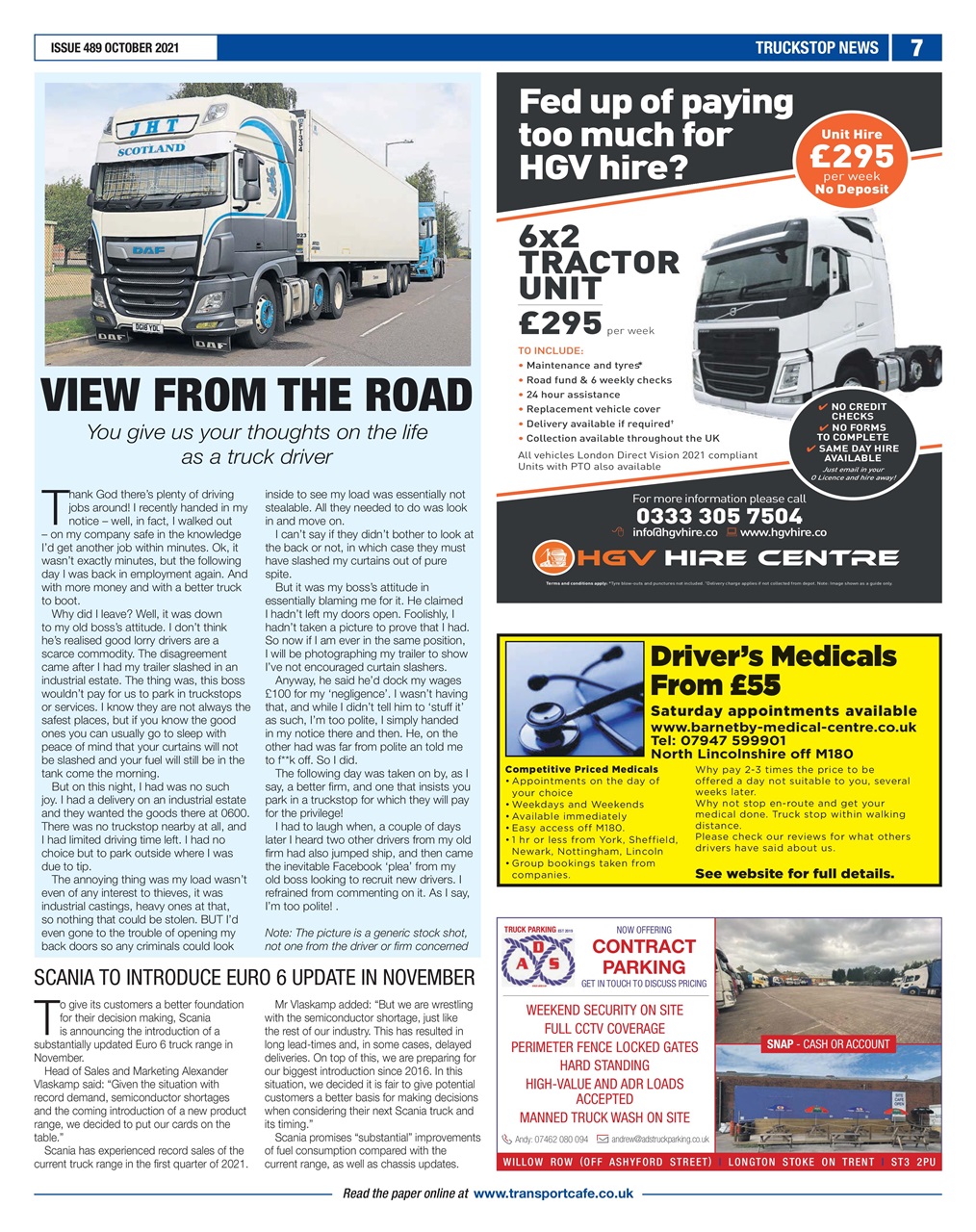 Truckstop News Preview Pages