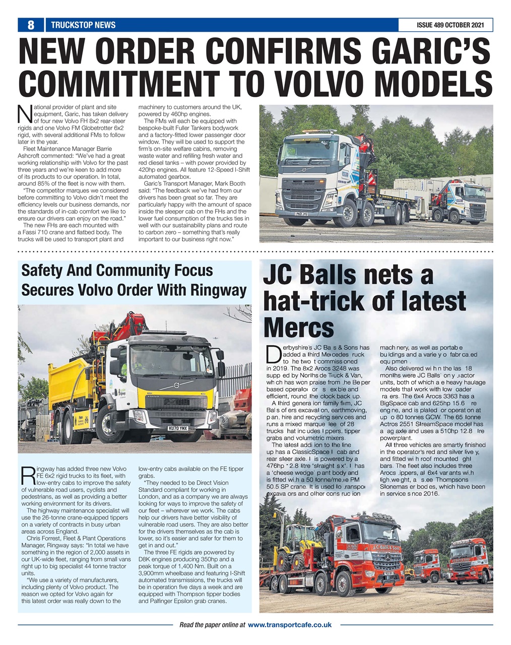 Truckstop News Preview Pages