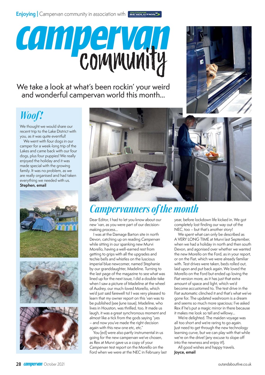 Campervan Preview Pages