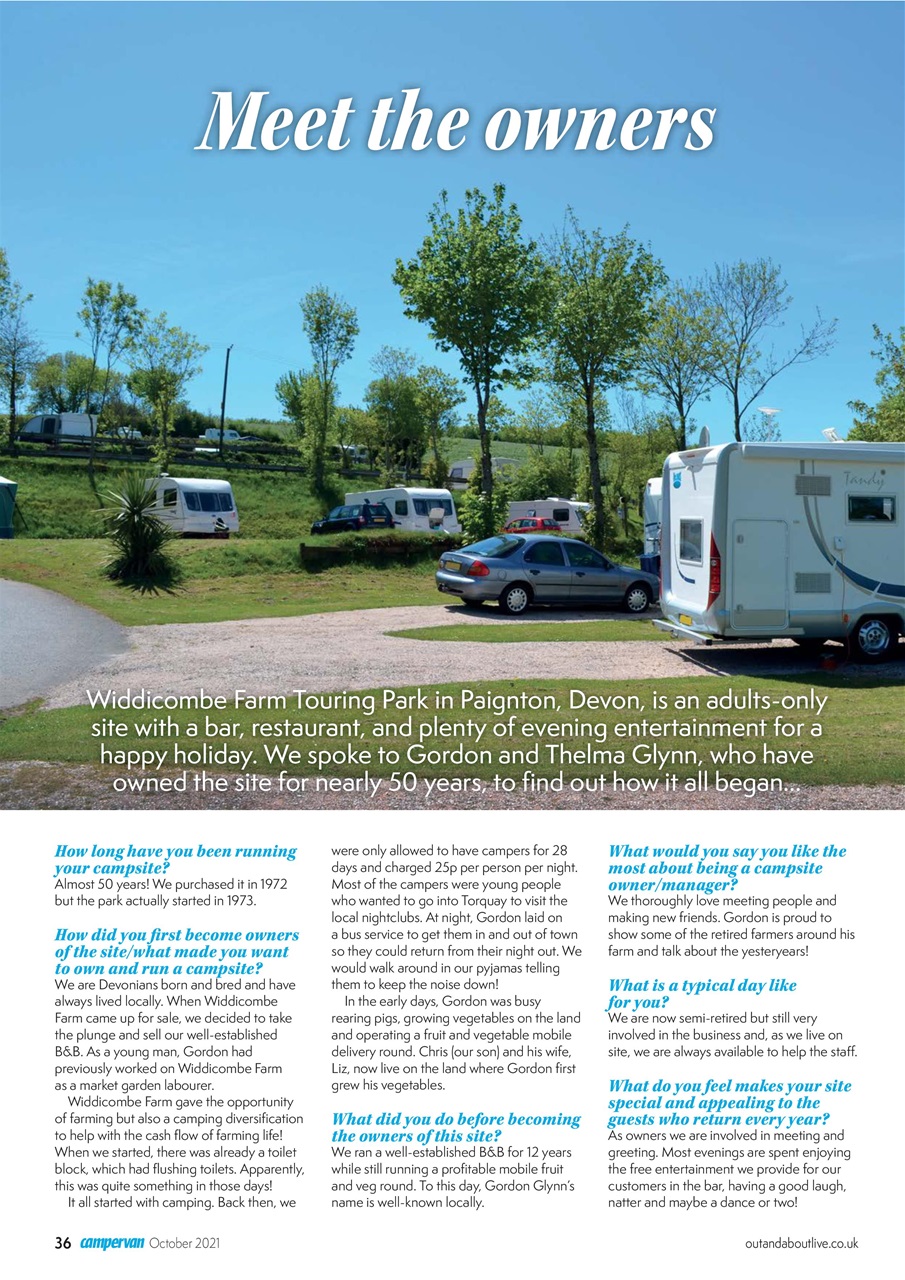 Campervan Preview Pages