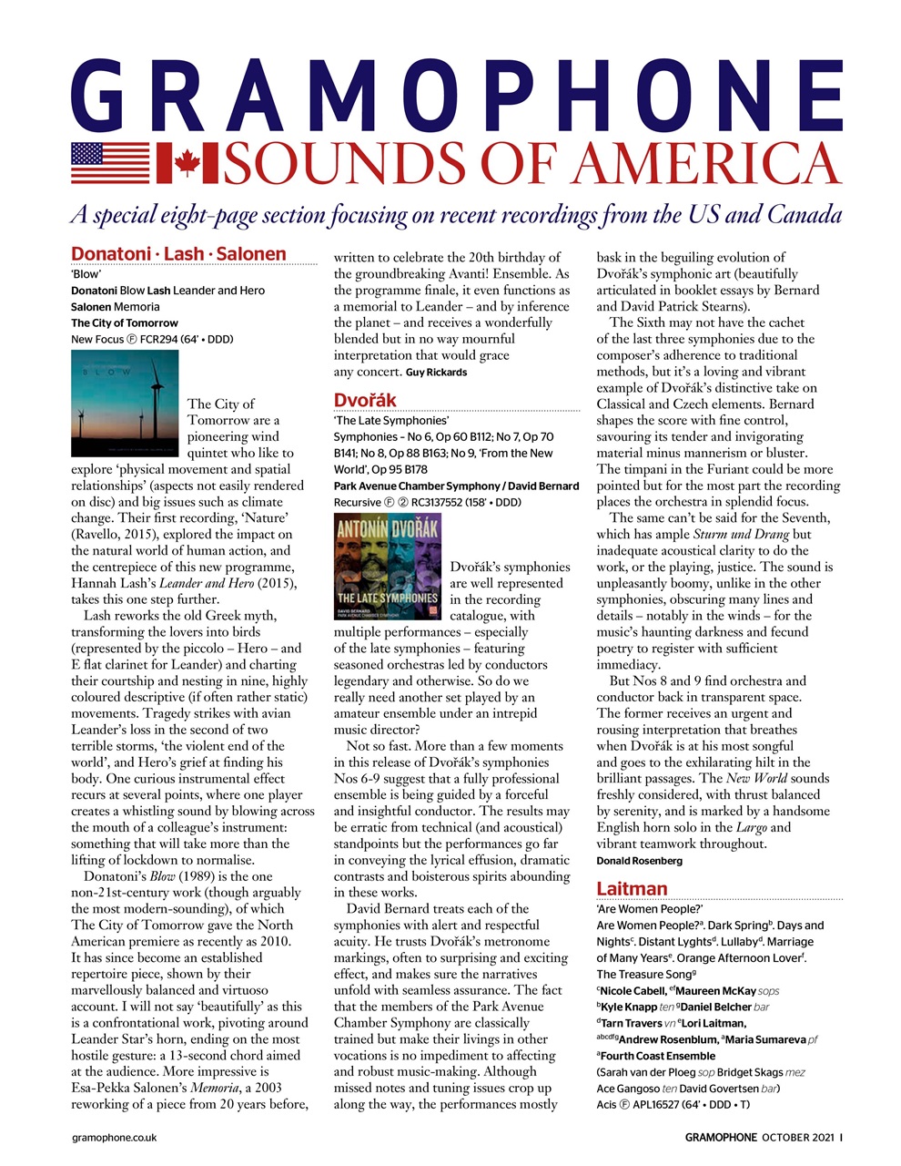 Gramophone Preview Pages