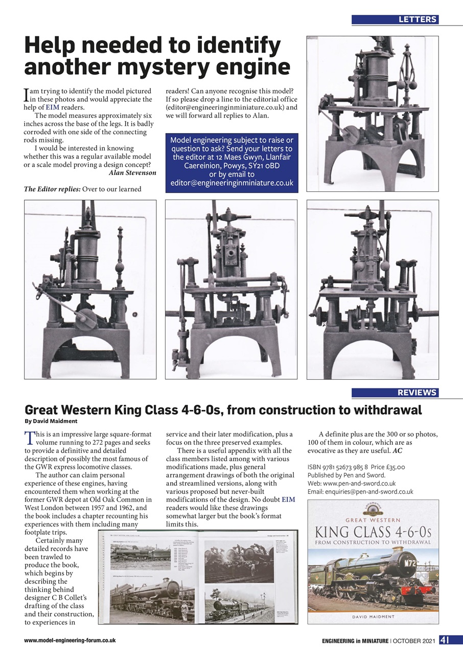 Engineering in Miniature Preview Pages