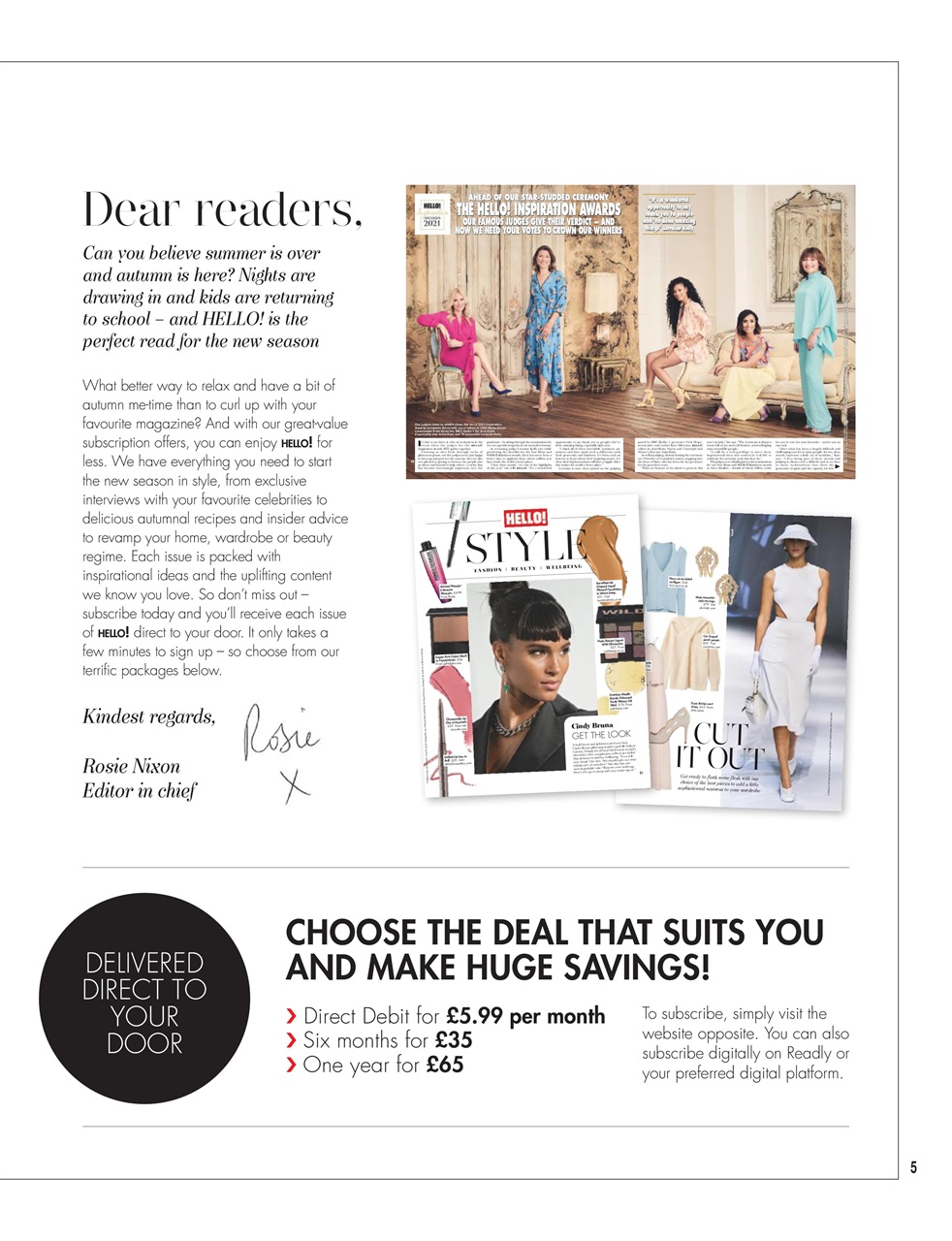 Hello! Magazine Preview Pages