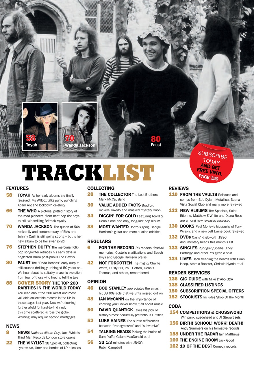 Record Collector Preview Pages