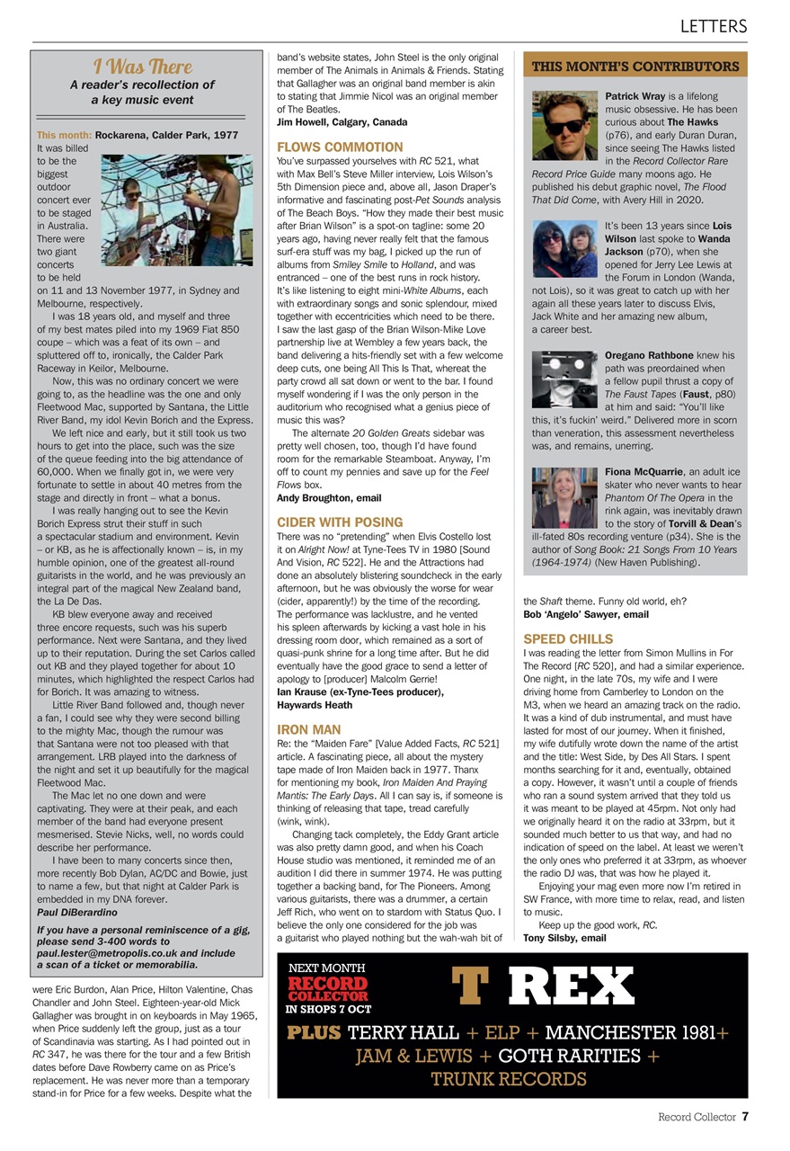 Record Collector Preview Pages