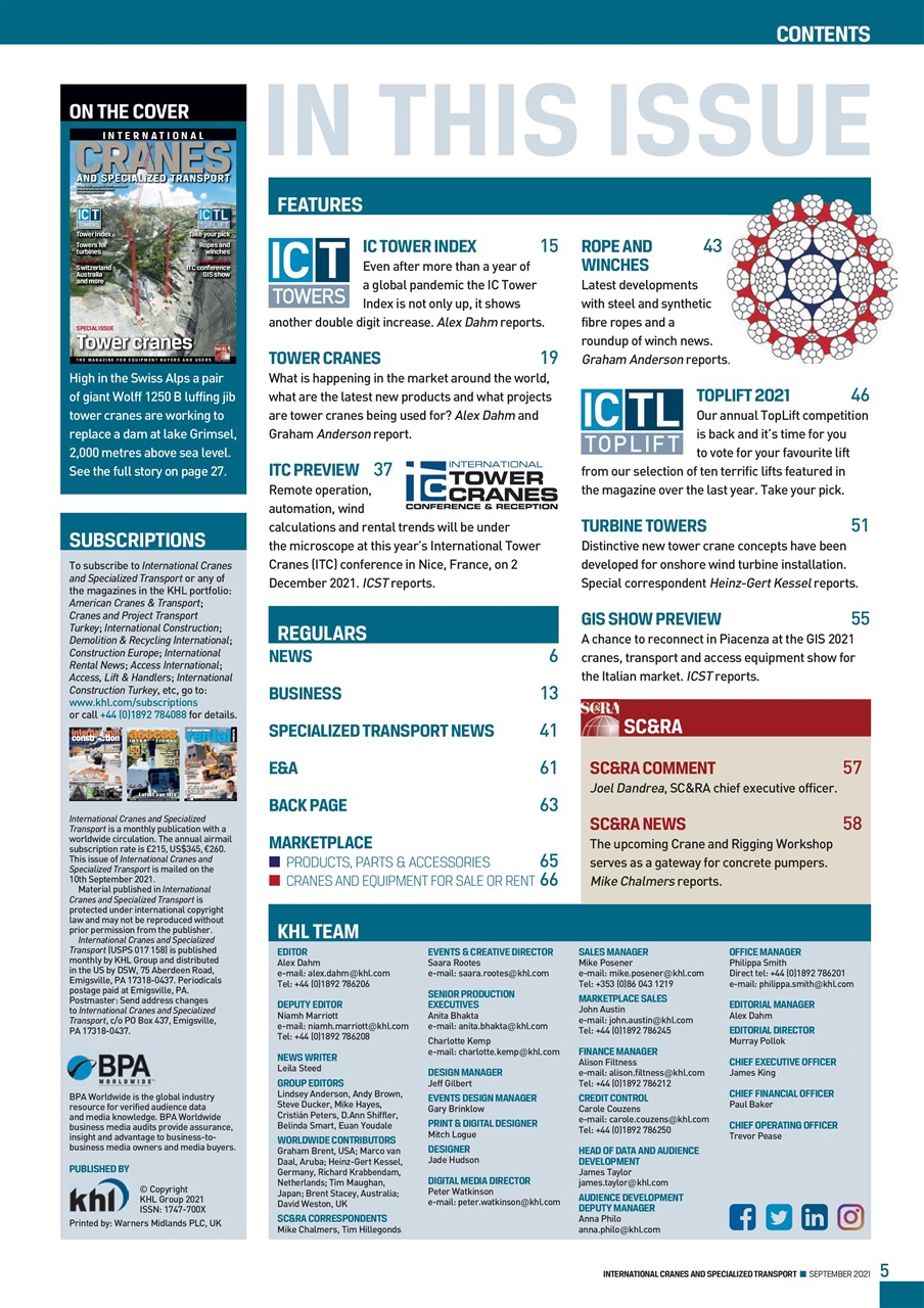 Int. Cranes and Specialized Transp Preview Pages