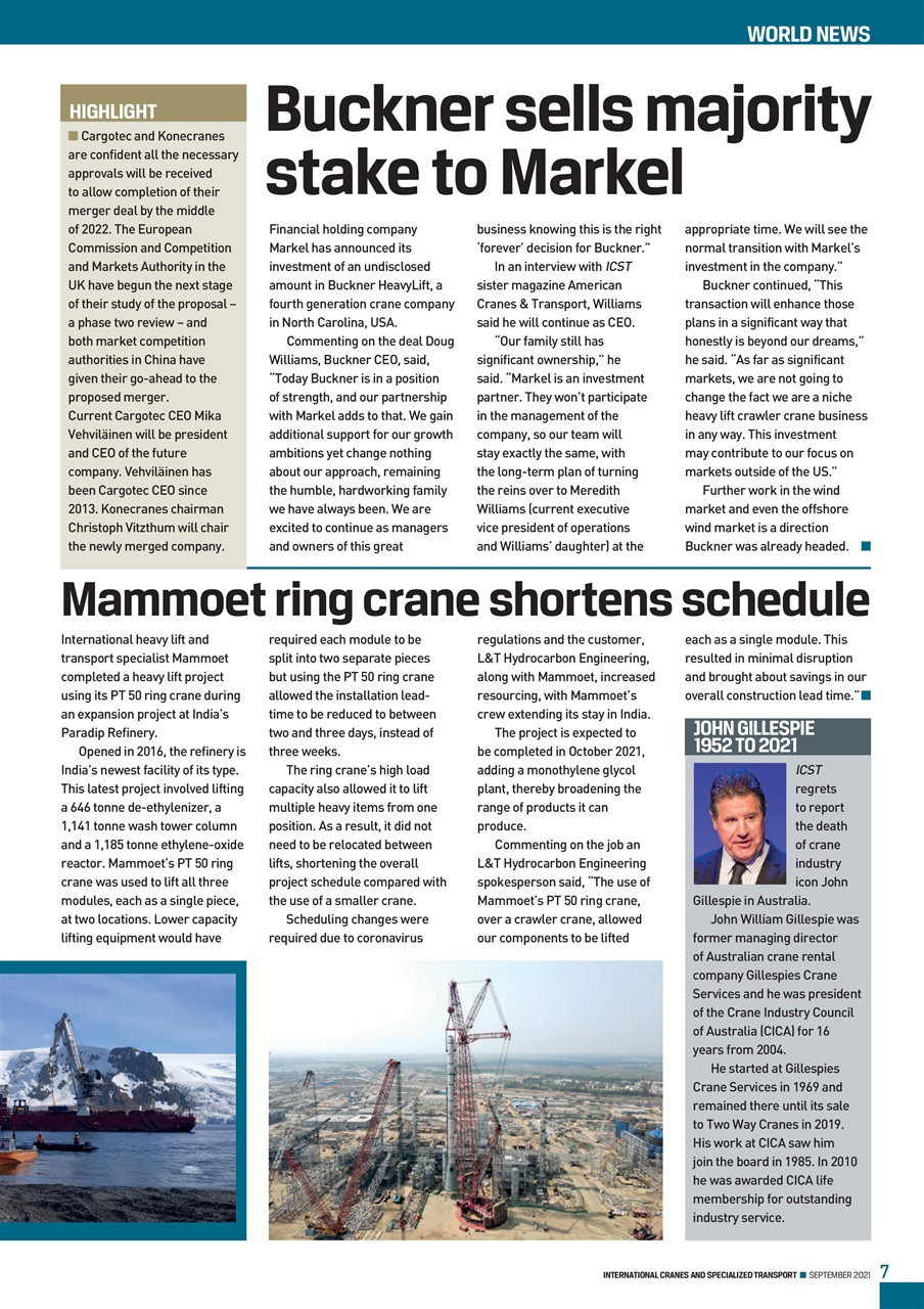 Int. Cranes and Specialized Transp Preview Pages