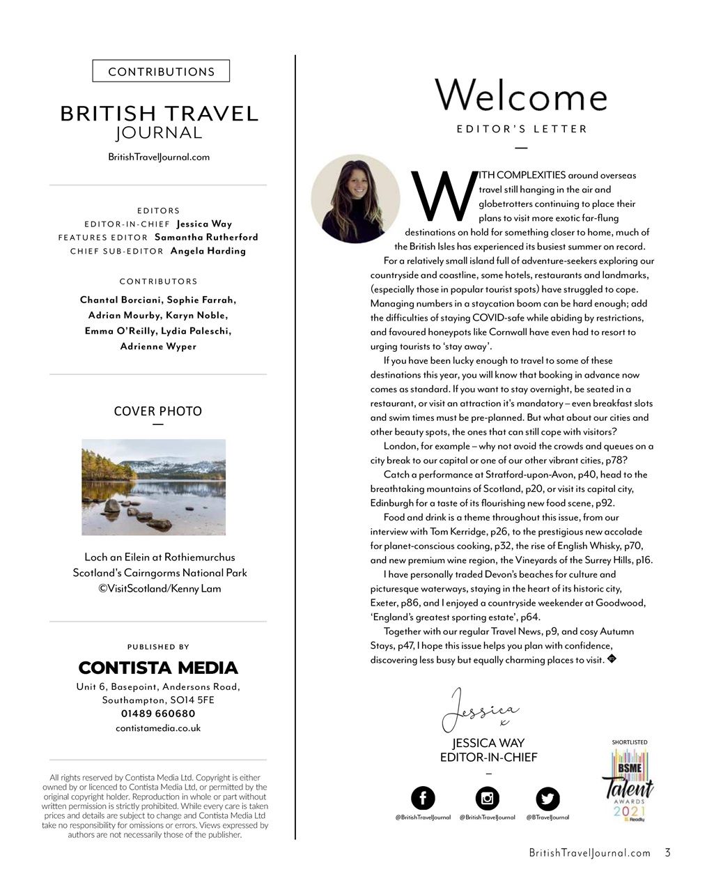 British Travel Journal Preview Pages