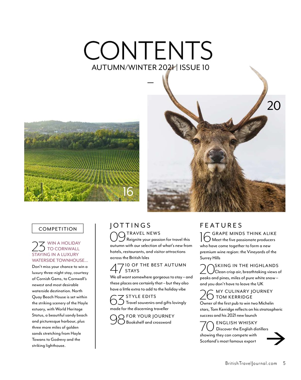 British Travel Journal Preview Pages