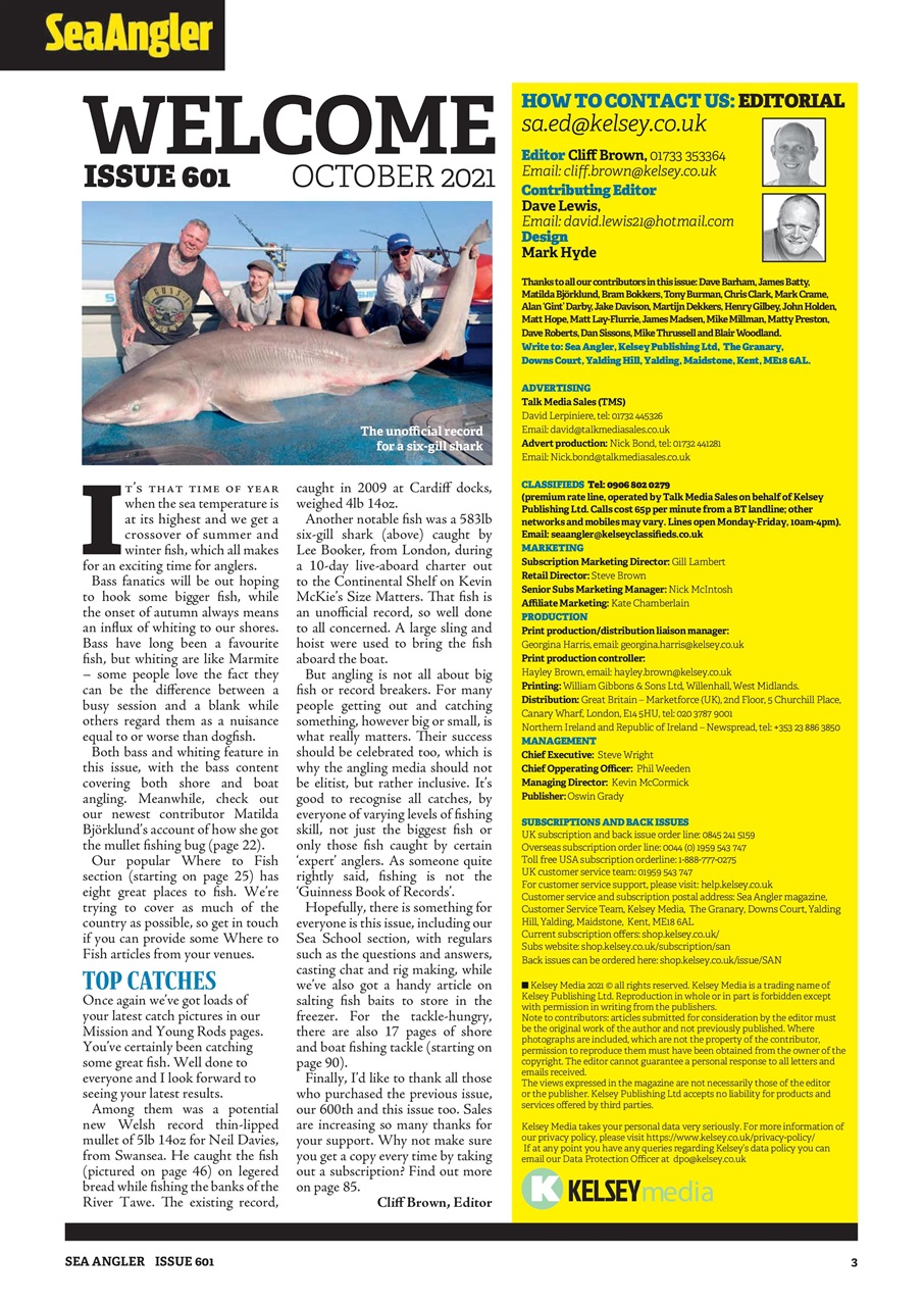 Sea Angler Preview Pages