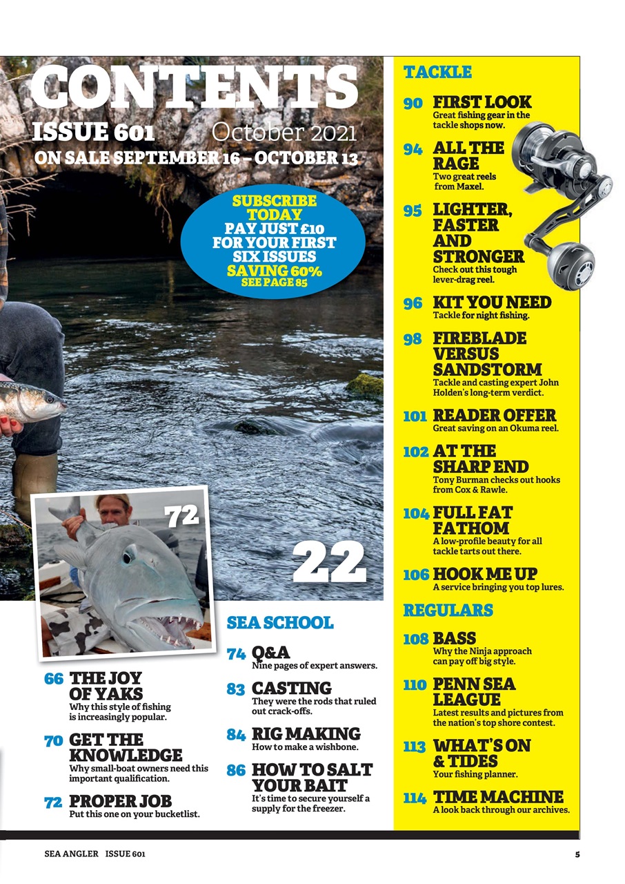 Sea Angler Preview Pages