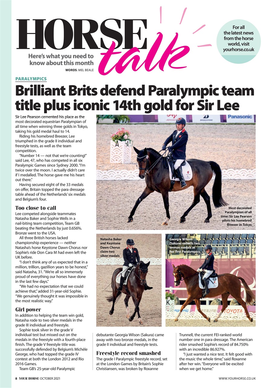 Your Horse Preview Pages