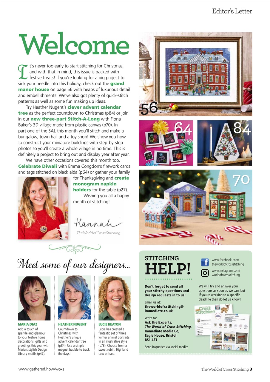 The World of Cross Stitching Preview Pages