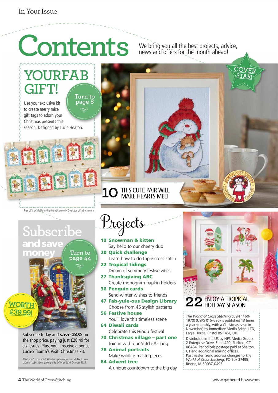 The World of Cross Stitching Preview Pages