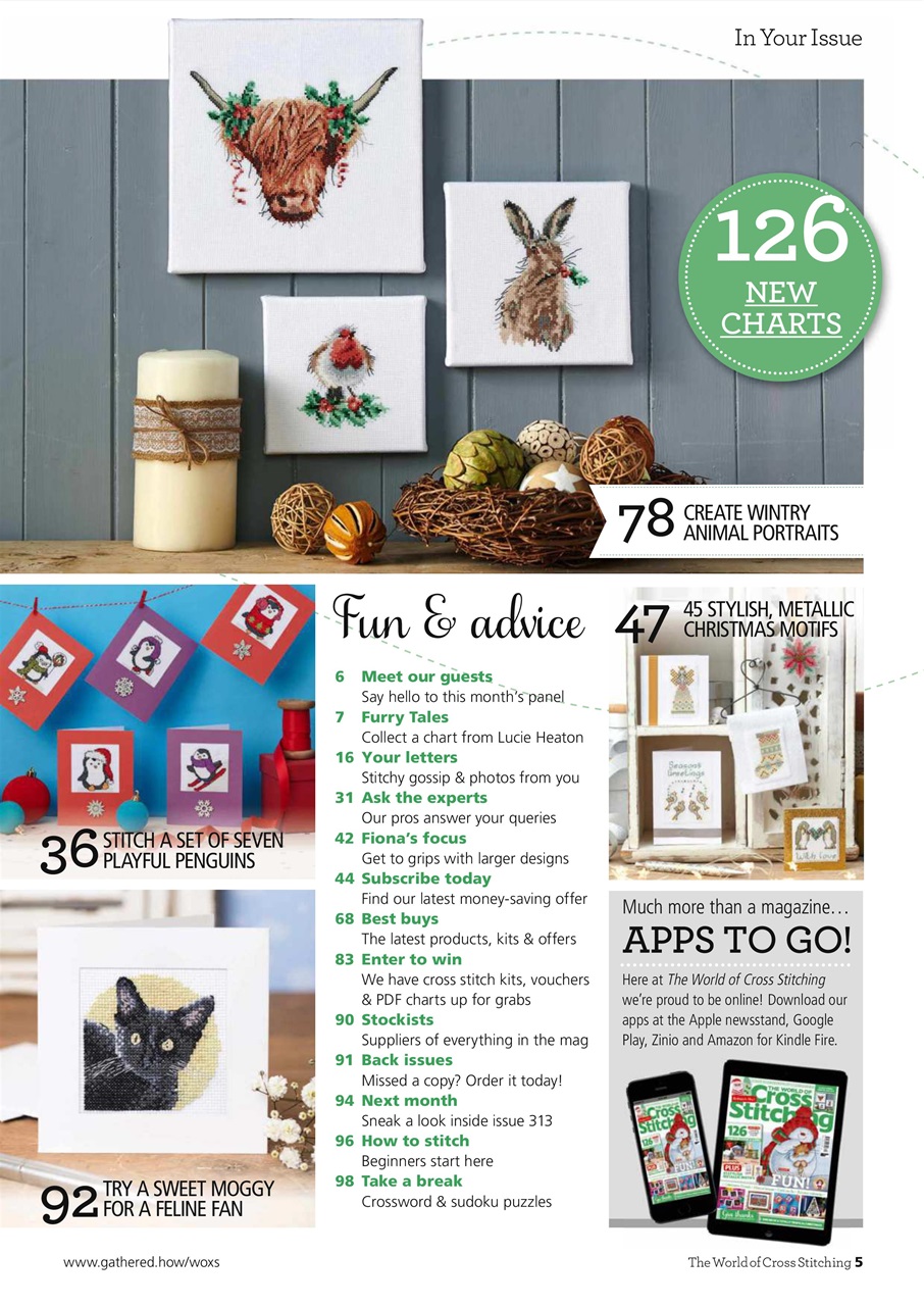 The World of Cross Stitching Preview Pages