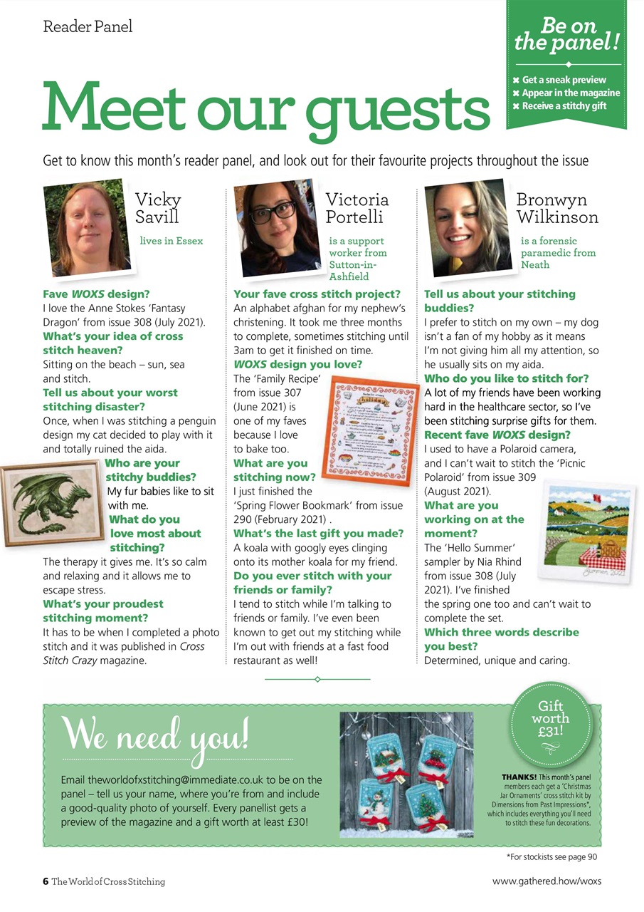 The World of Cross Stitching Preview Pages