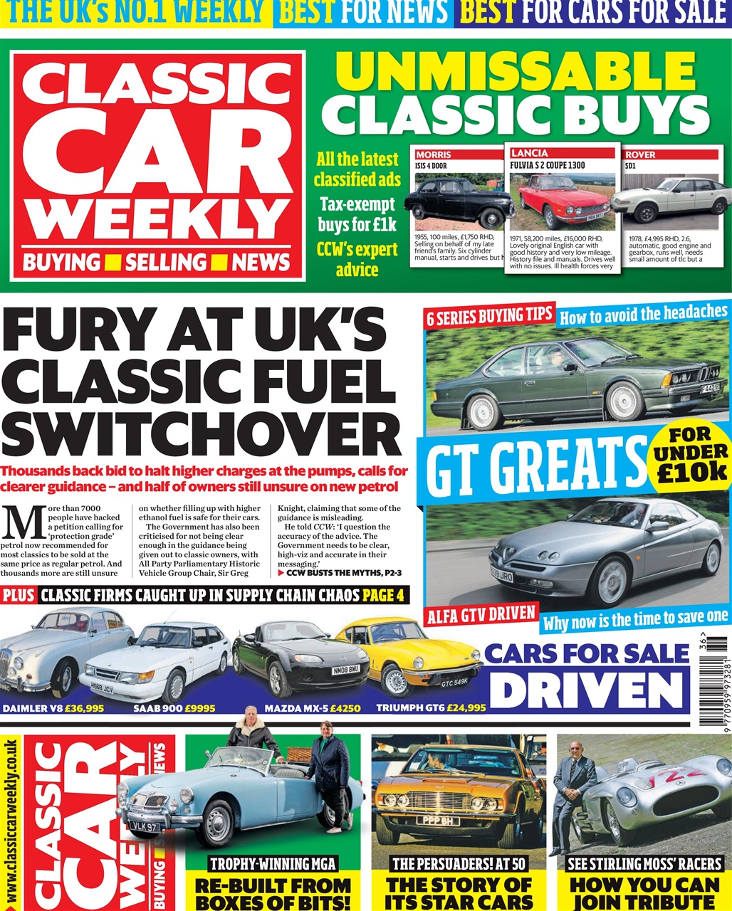 Classic Car Weekly Preview Pages