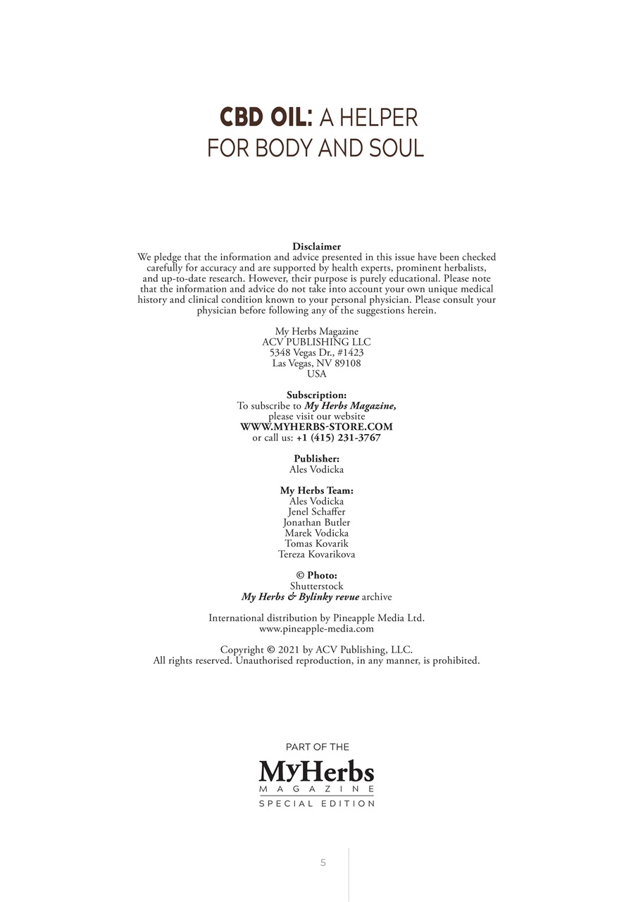 My Herbs Magazine Preview Pages