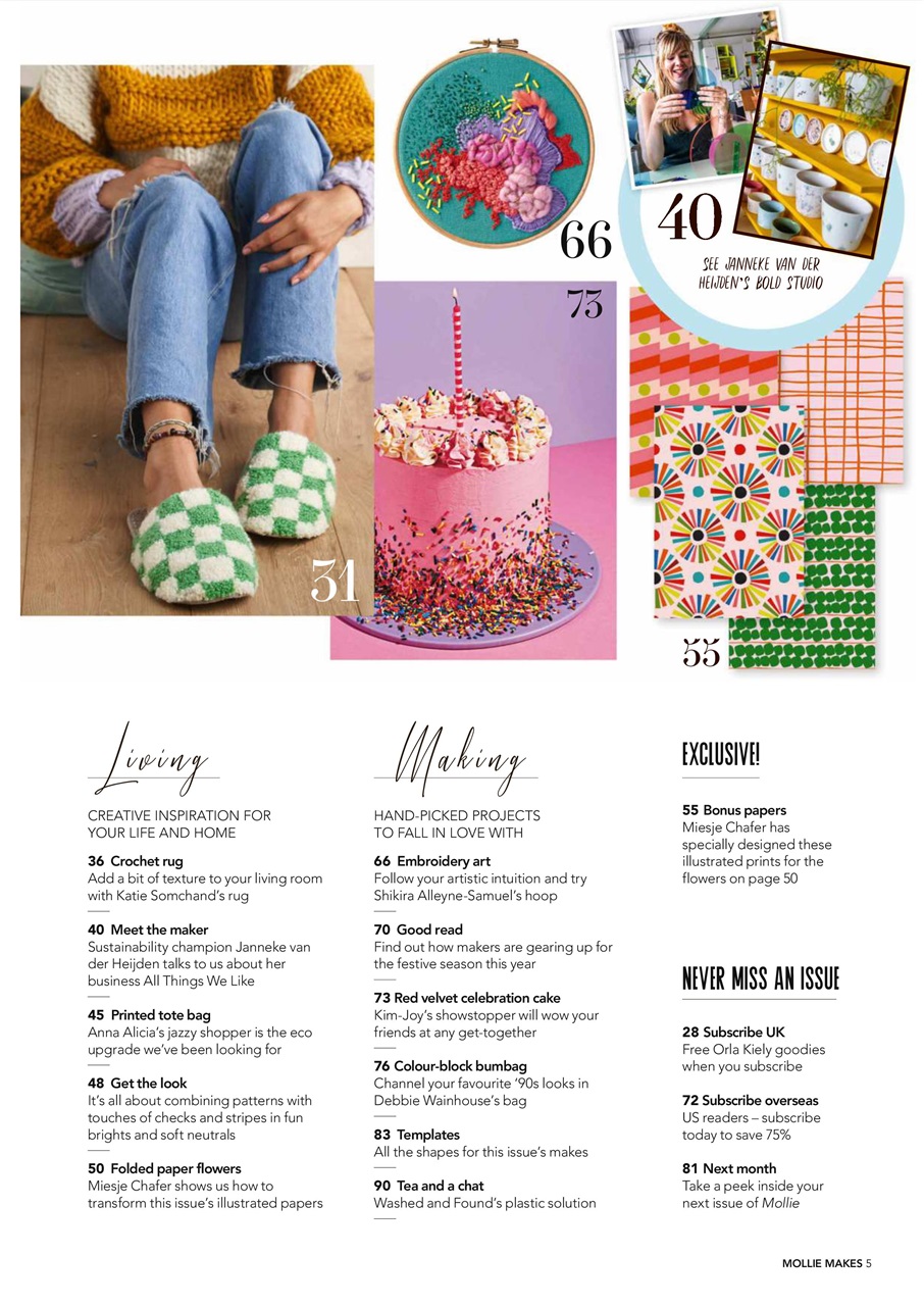 Mollie magazine Preview Pages