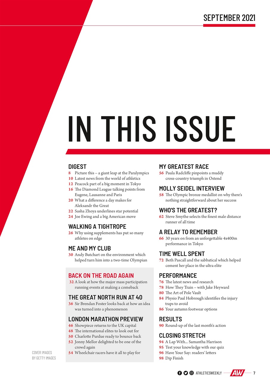 AW – Athletics Weekly Magazine Preview Pages