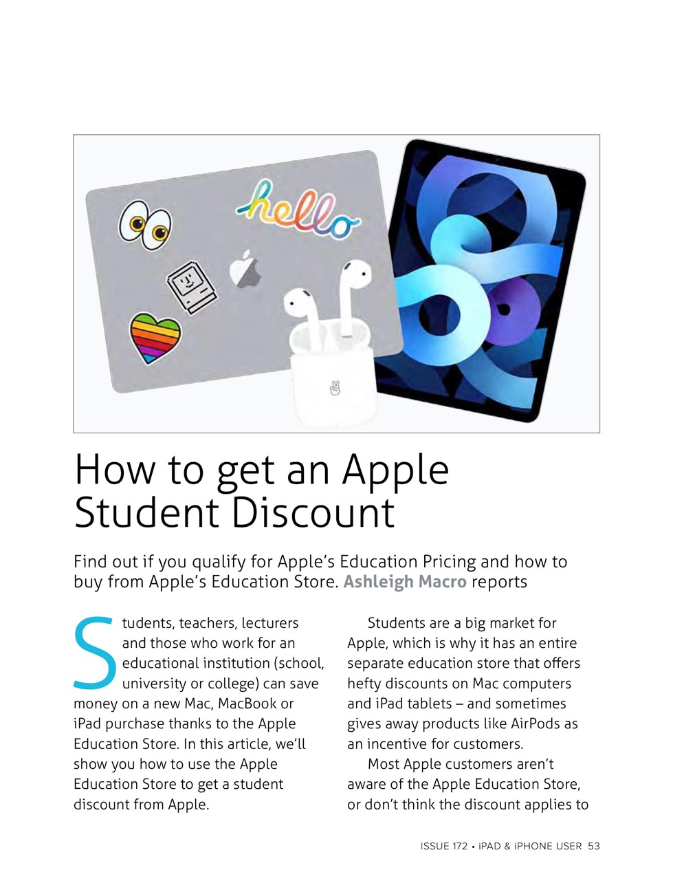 iPad and iPhone User Preview Pages