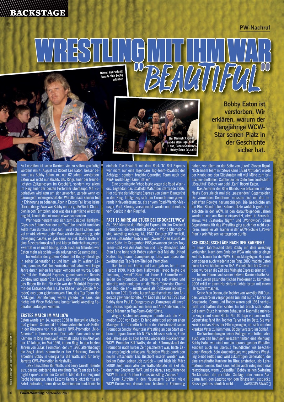 Power-Wrestling Preview Pages