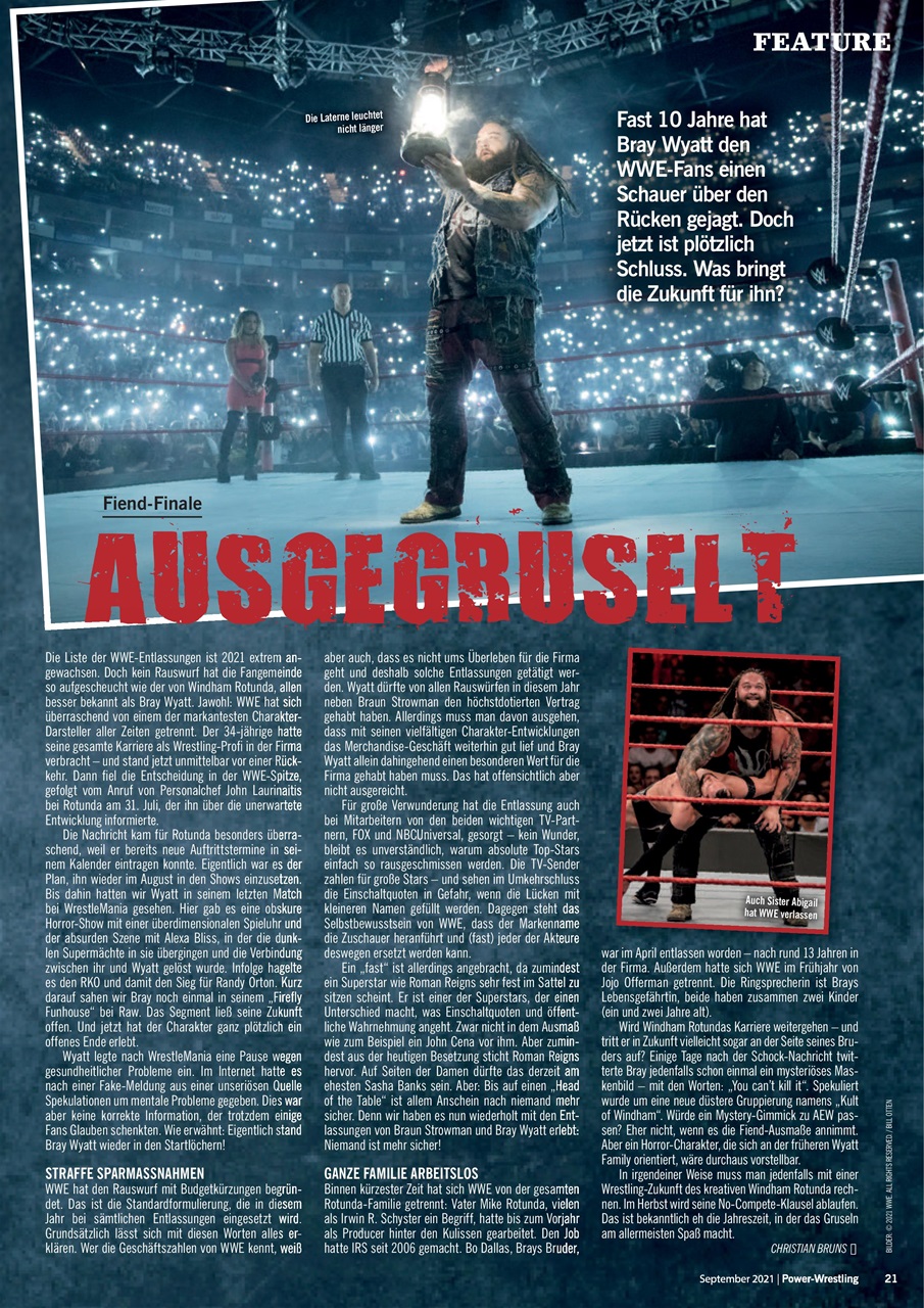 Power-Wrestling Preview Pages