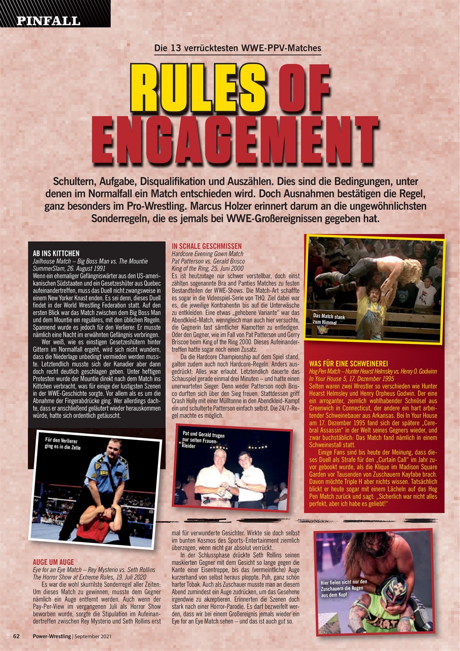 Power-Wrestling Preview Pages