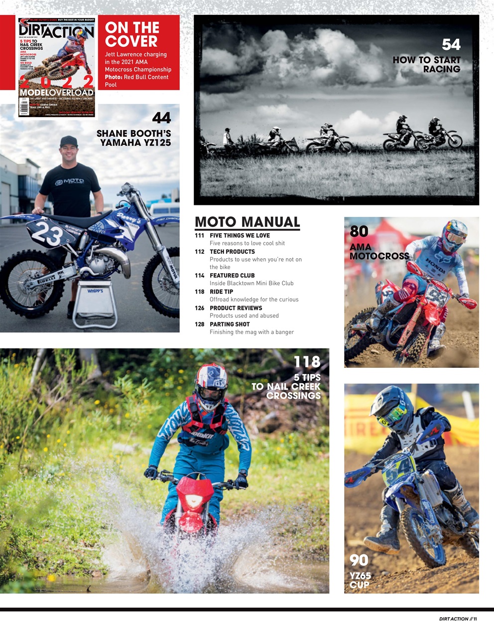 Dirt Action Preview Pages