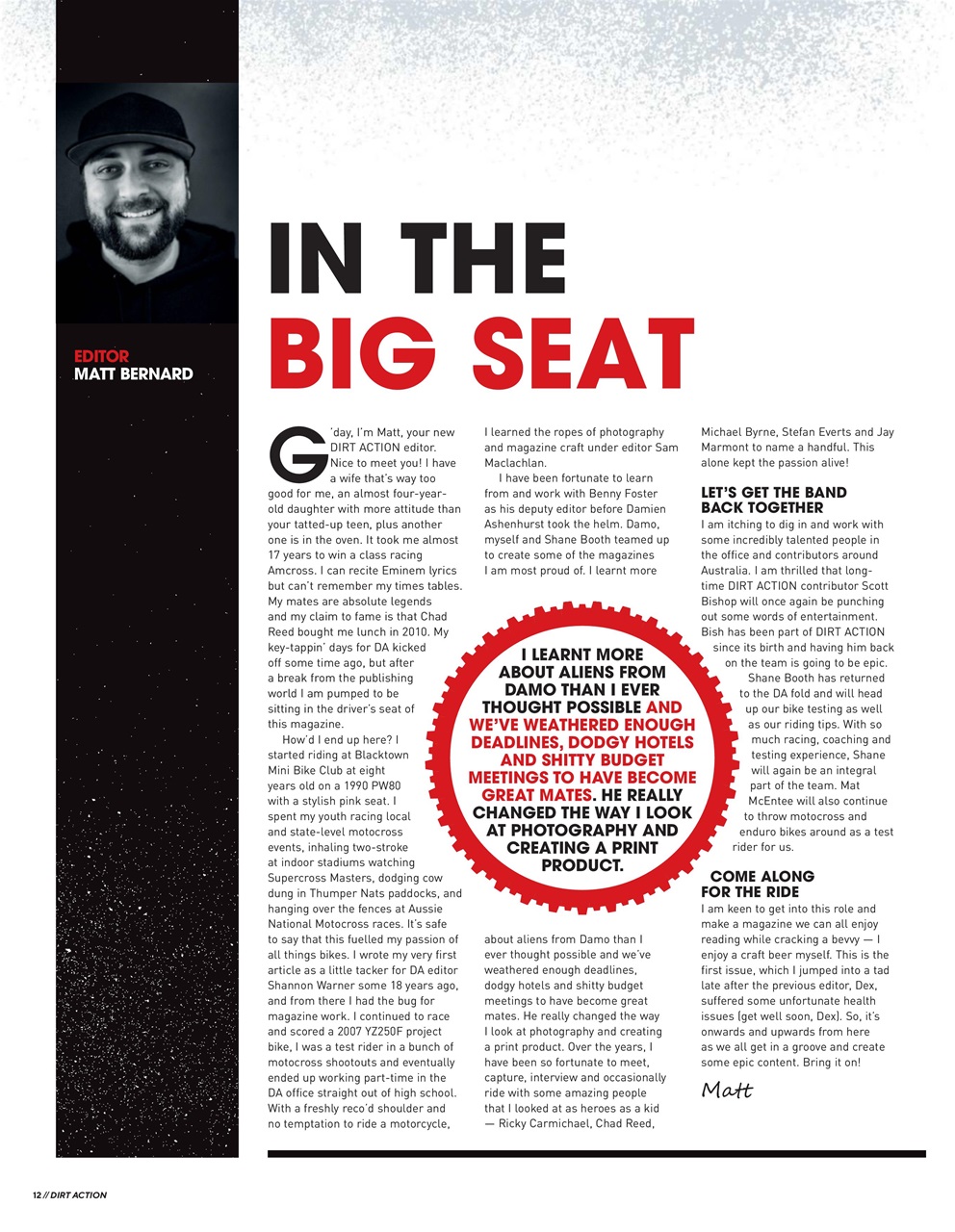 Dirt Action Preview Pages