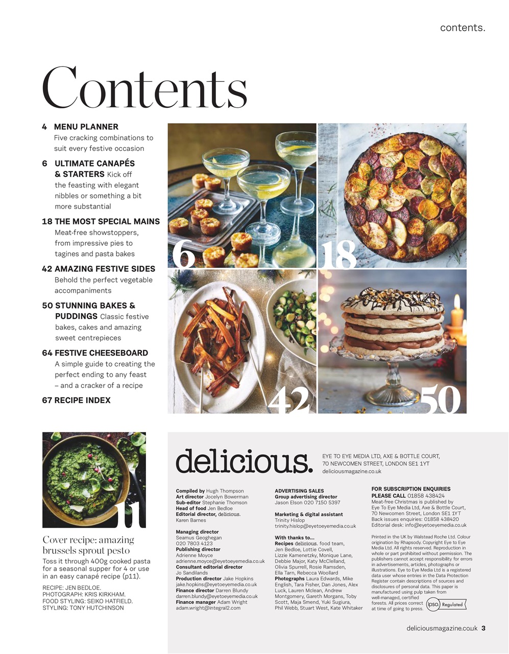 delicious. Magazine Preview Pages