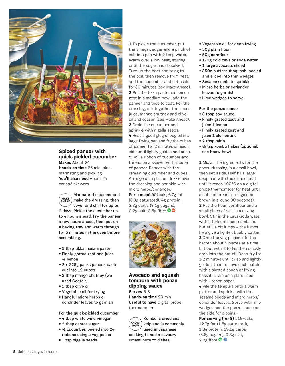 delicious. Magazine Preview Pages