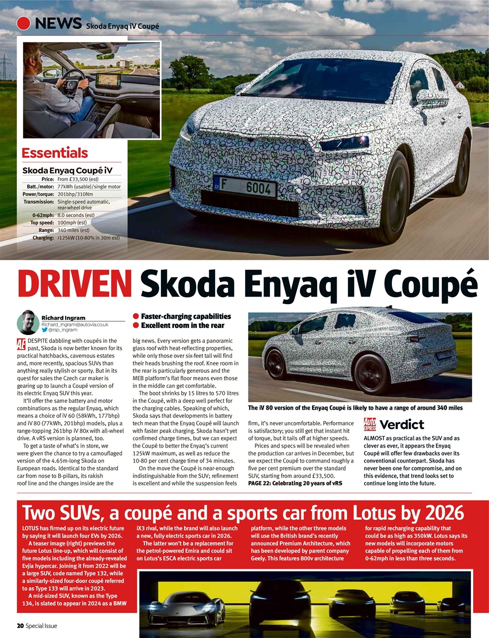 Auto Express Preview Pages