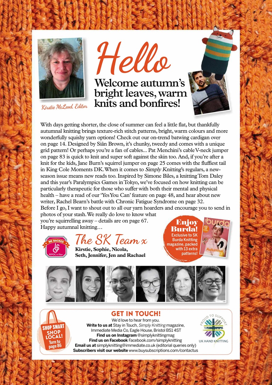 Simply Knitting Preview Pages