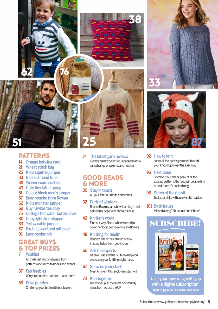 Simply Knitting Preview Pages