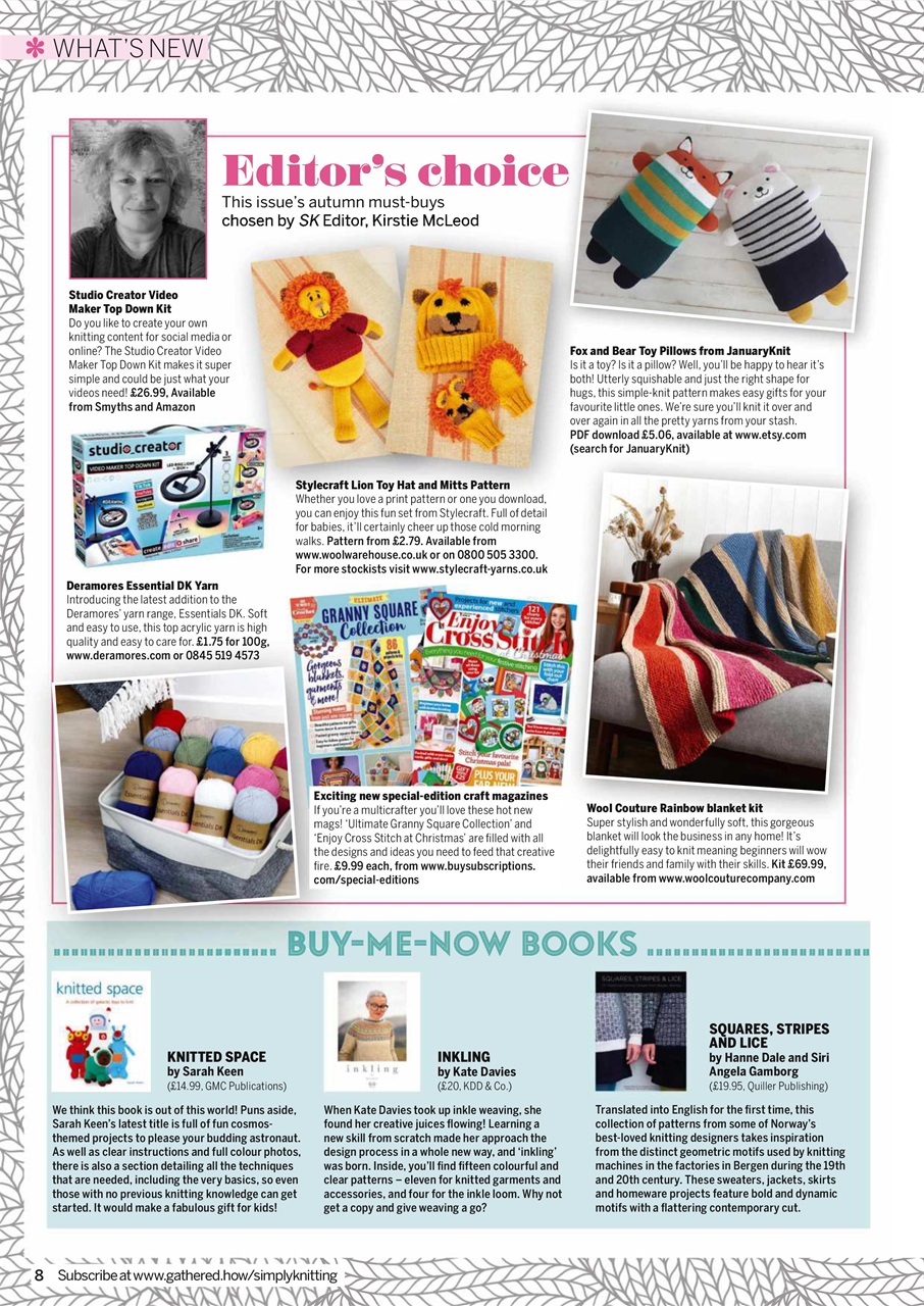 Simply Knitting Preview Pages