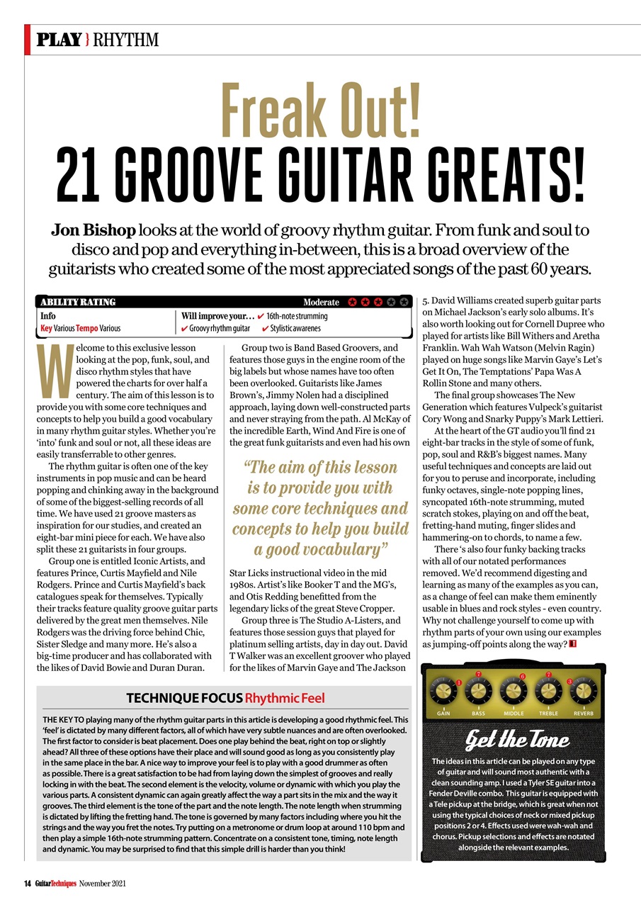 Guitar Techniques Preview Pages