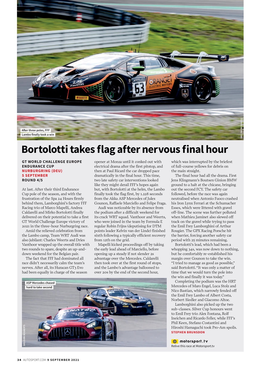 Autosport Preview Pages