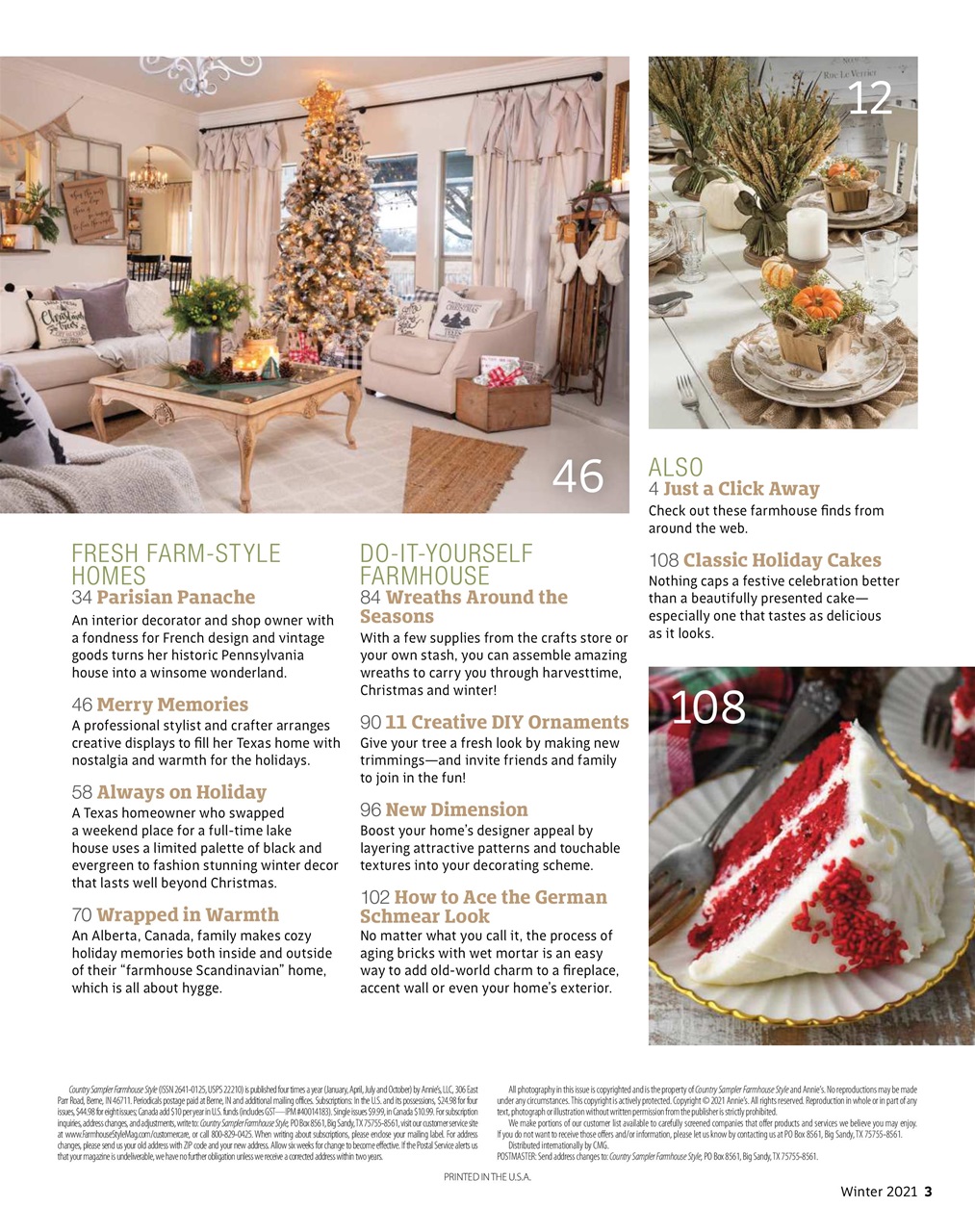 Farmhouse Style Preview Pages