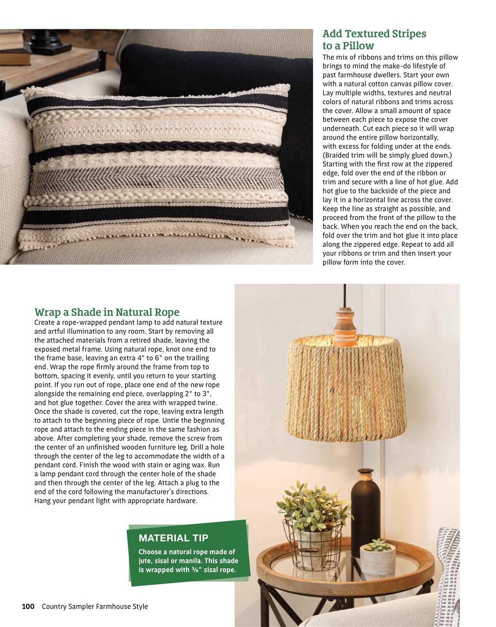 Farmhouse Style Preview Pages
