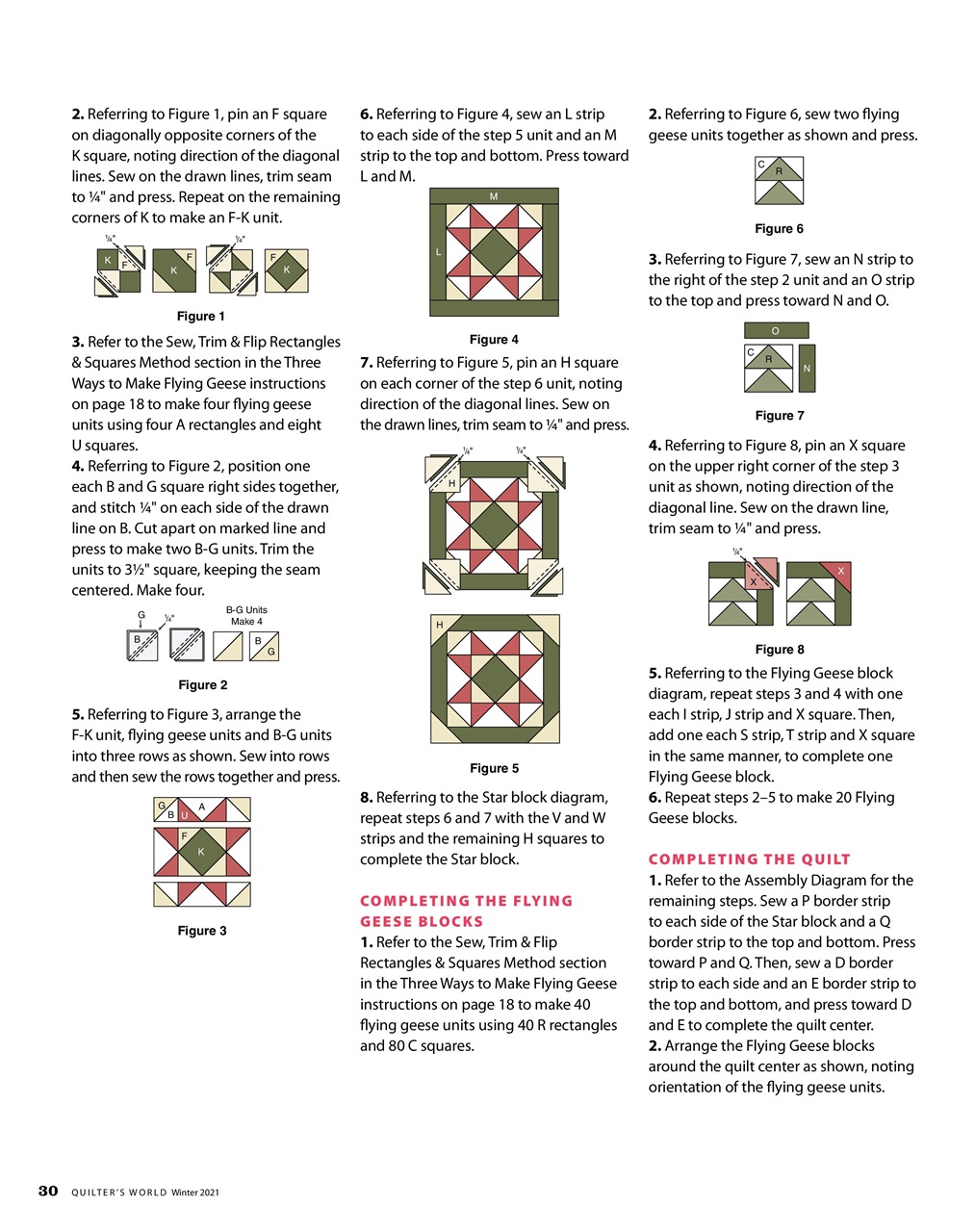 Quilter's World Preview Pages