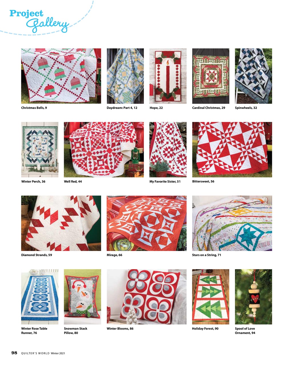 Quilter's World Preview Pages