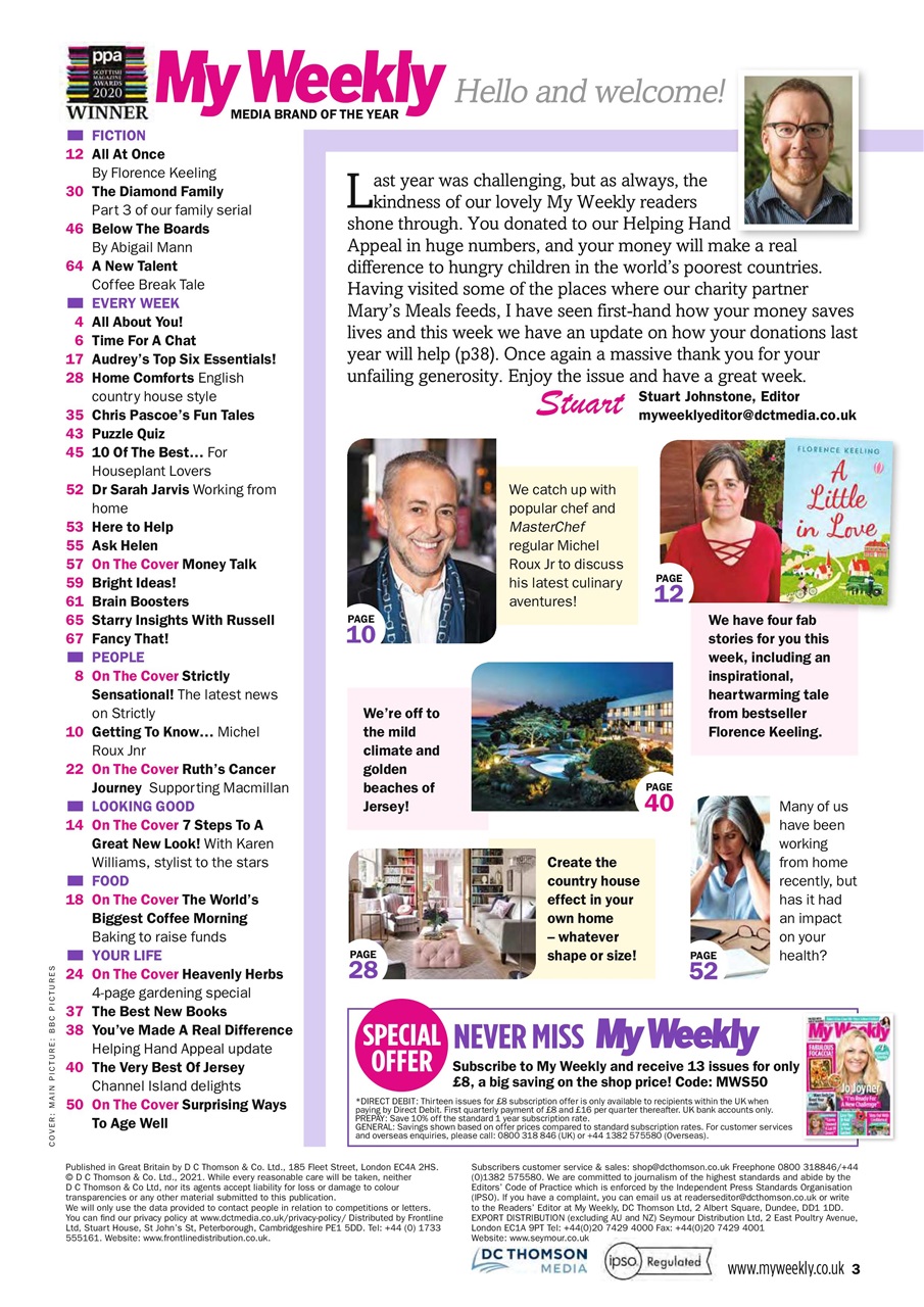 My Weekly Preview Pages